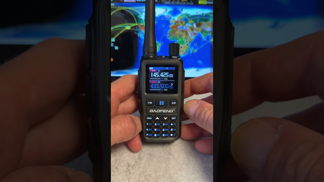 Сочетания клавиш на Baofeng GT-5R Mini / UV-5R Mini