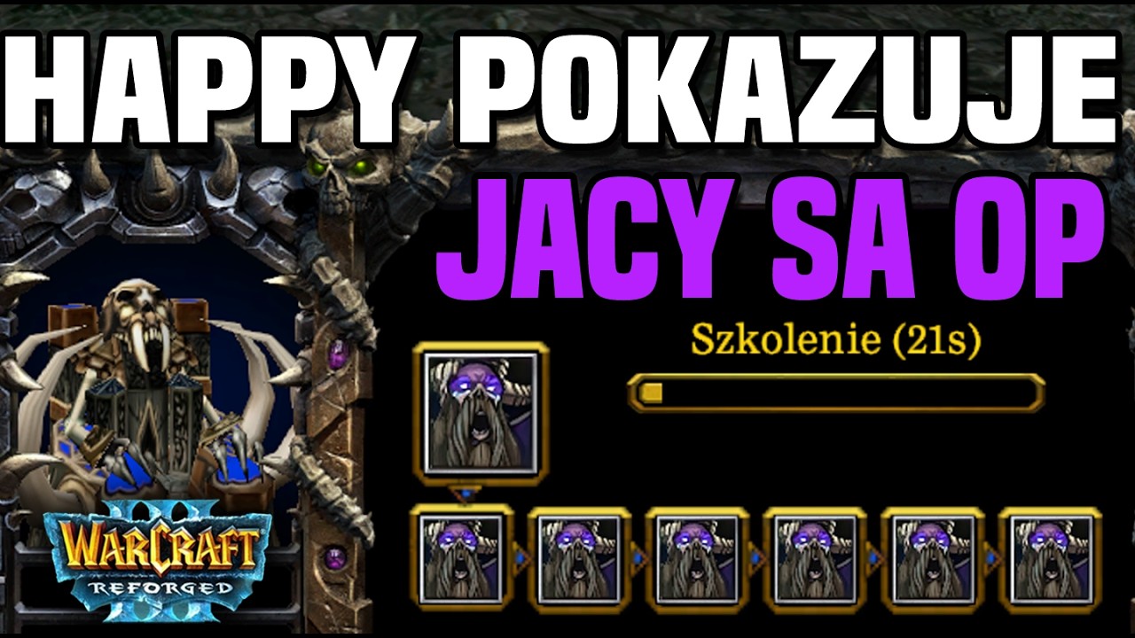Happy WYCIĄGA SWOJĄ TAJNĄ STRATEGIE przeciwko Kaho! Warcraft 3
