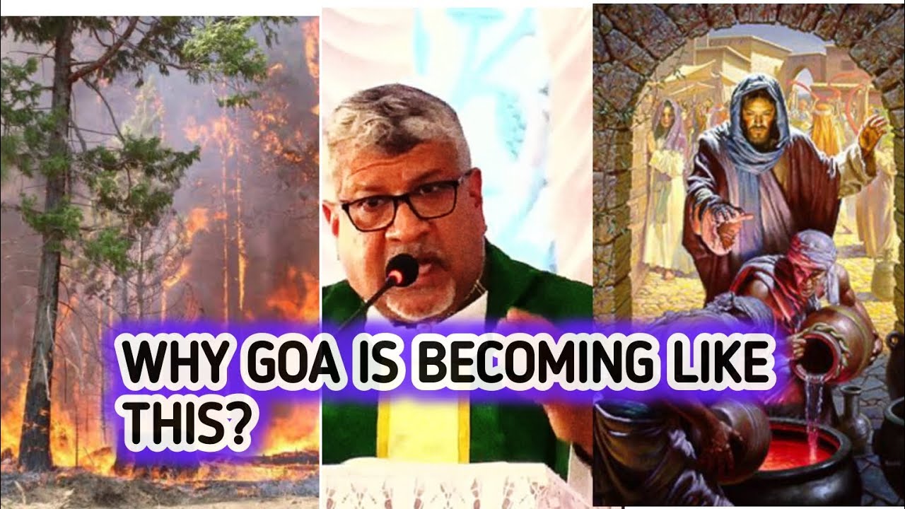 FATHER KONKANI BEAUTIFUL SERMON. MIRACLE, HOW GOA IS GETTING OVER SLOWLY.#jesus #konkani
