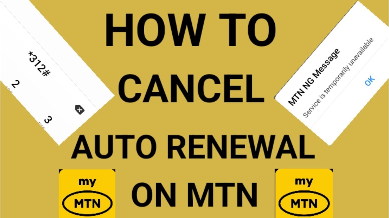 How to Cancel Auto Renewal On MTN | Opt Out Of Auto Renewal On MTN Instantly