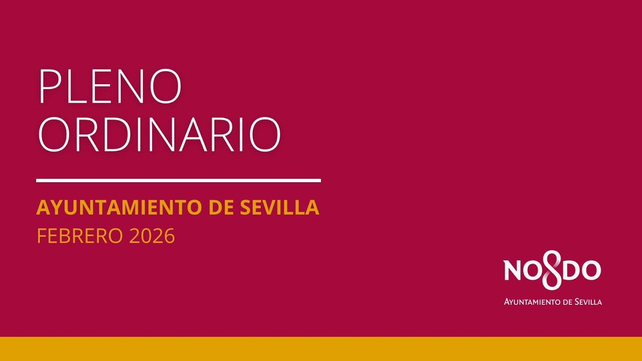 Pleno Ordinario del Ayuntamiento de Sevilla del 19-02-2026