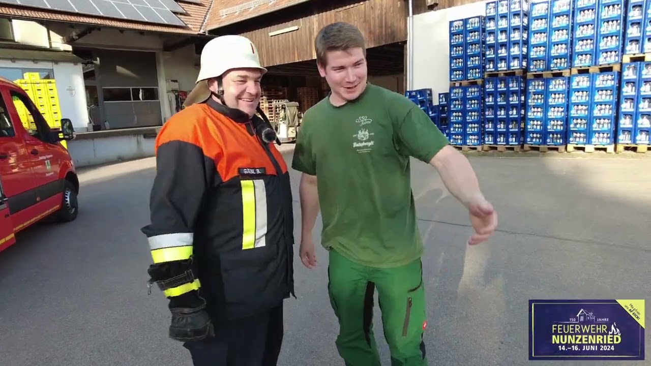 150 Jahre Feuerwehr Nunzenried - Der Bierunfall