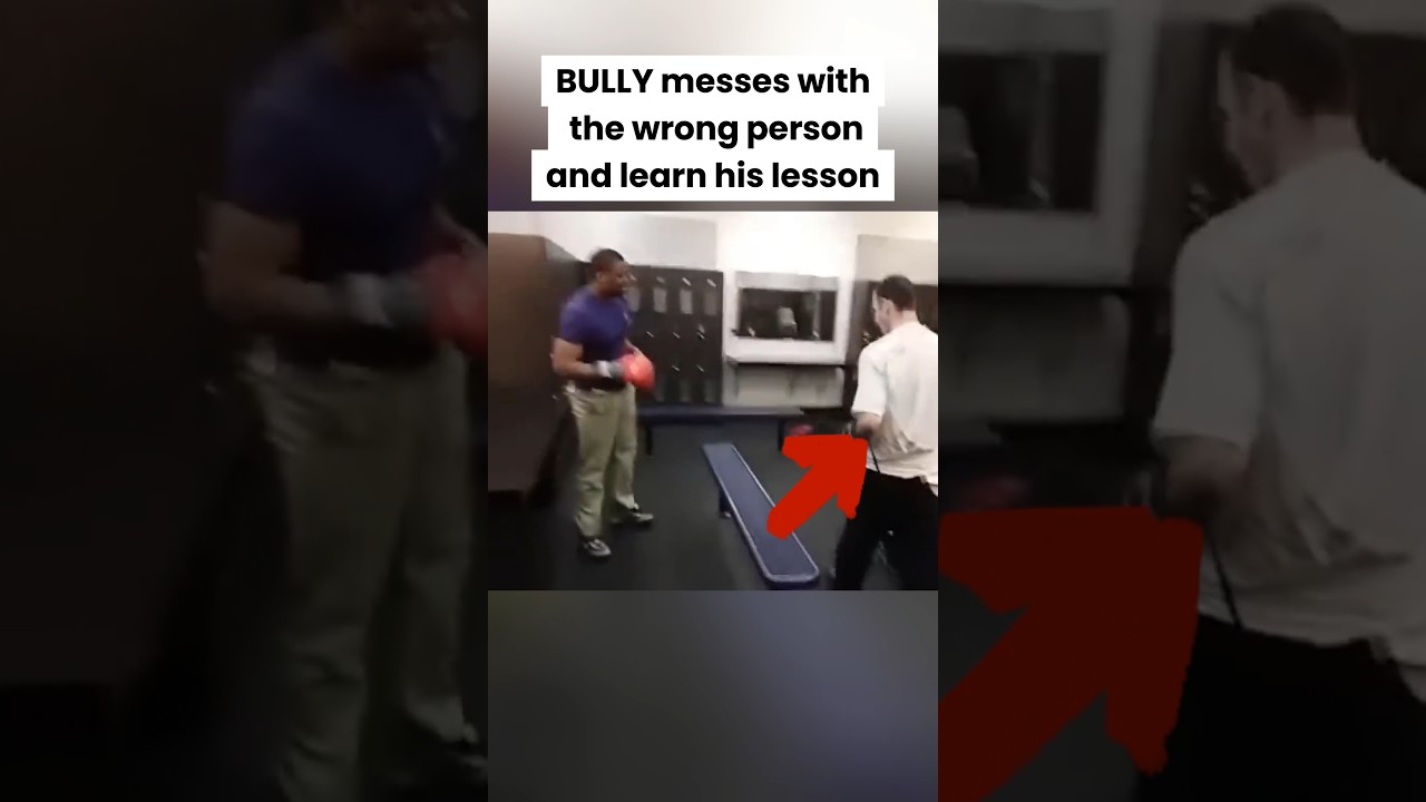 Bully messes with the wrong person 👌😂 #bully #shorts #karma