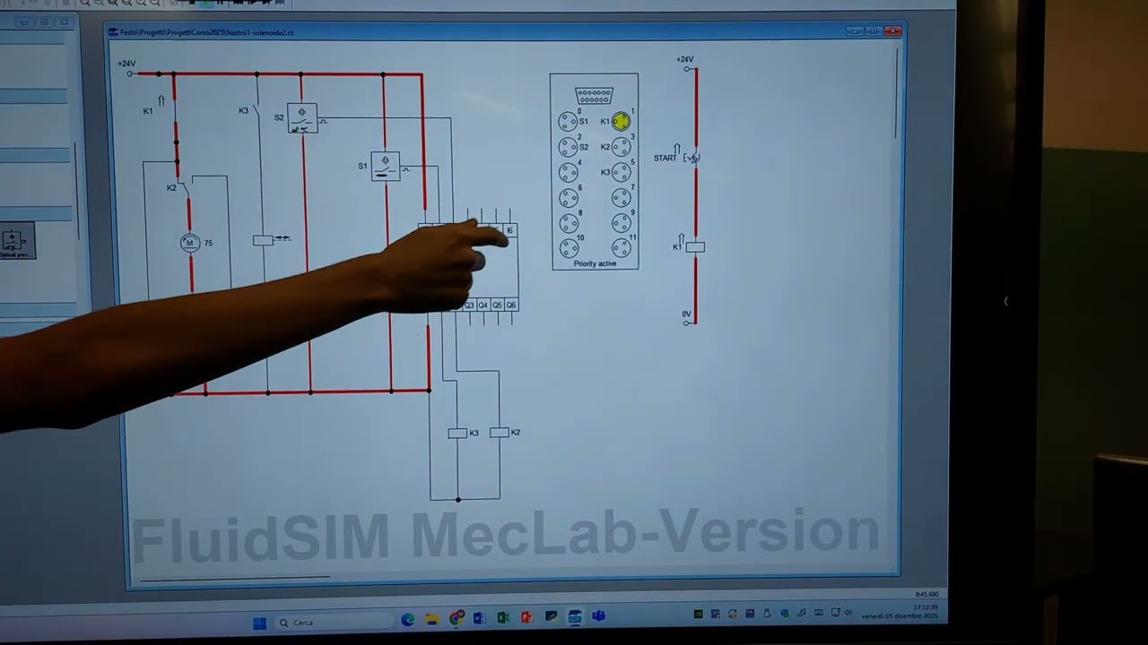 CORSO PLC & FPGA IS TORRICELLI 2025/26 video 1 Nastro trasportatore