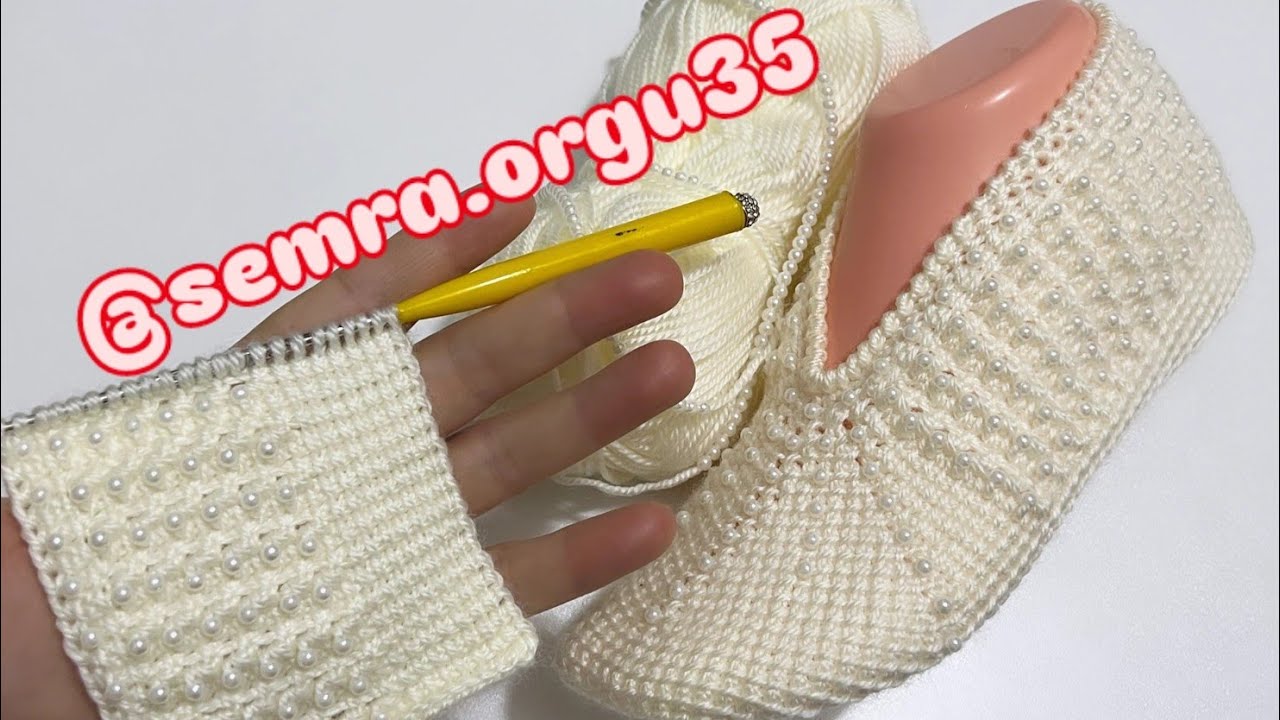 Çeyizlik Gelin patiği @Semraorgu35 @Semraorgu #gelin #çeyiz #patik #patikyapılışı #örgü #etsy