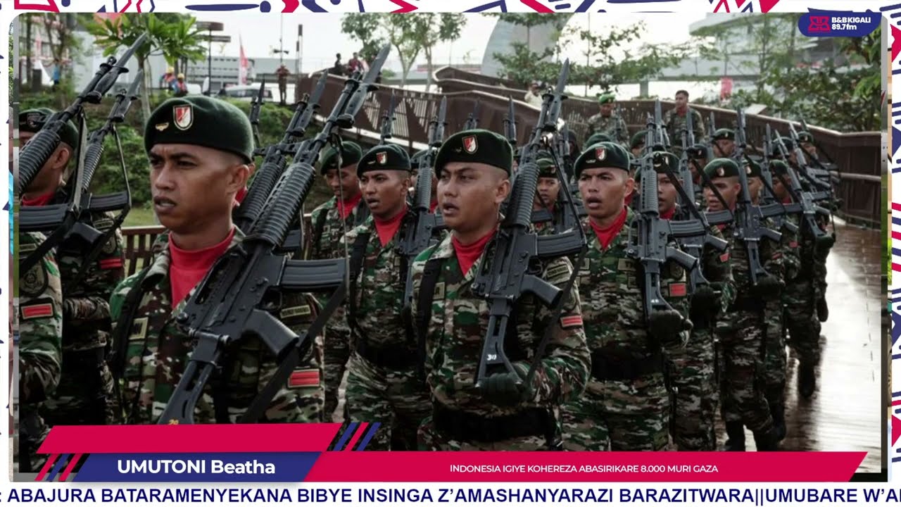 AMAKURU AGEZWEHO: INDONESIA IGIYE KOHEREZA ABASIRIKARE 8.000 MURI GAZA