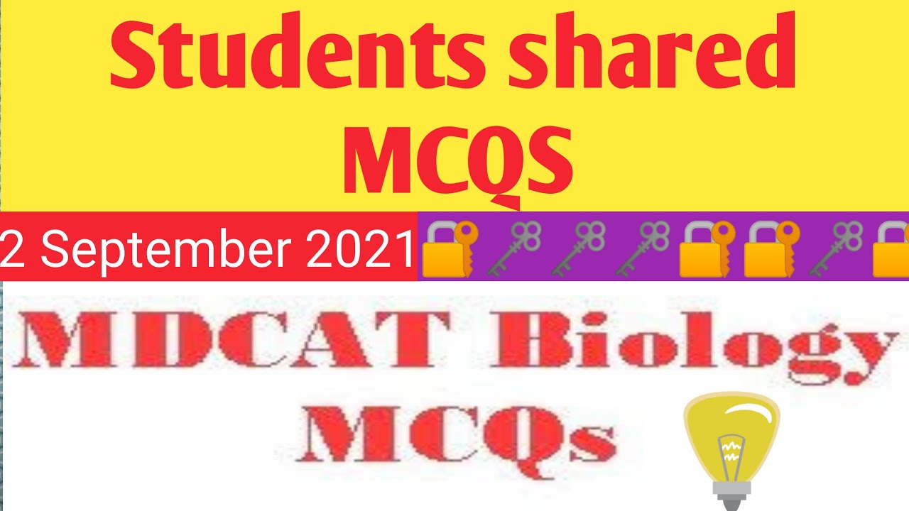 NMDCAT || Students shared MCQS || Entry Test Preparation PMC