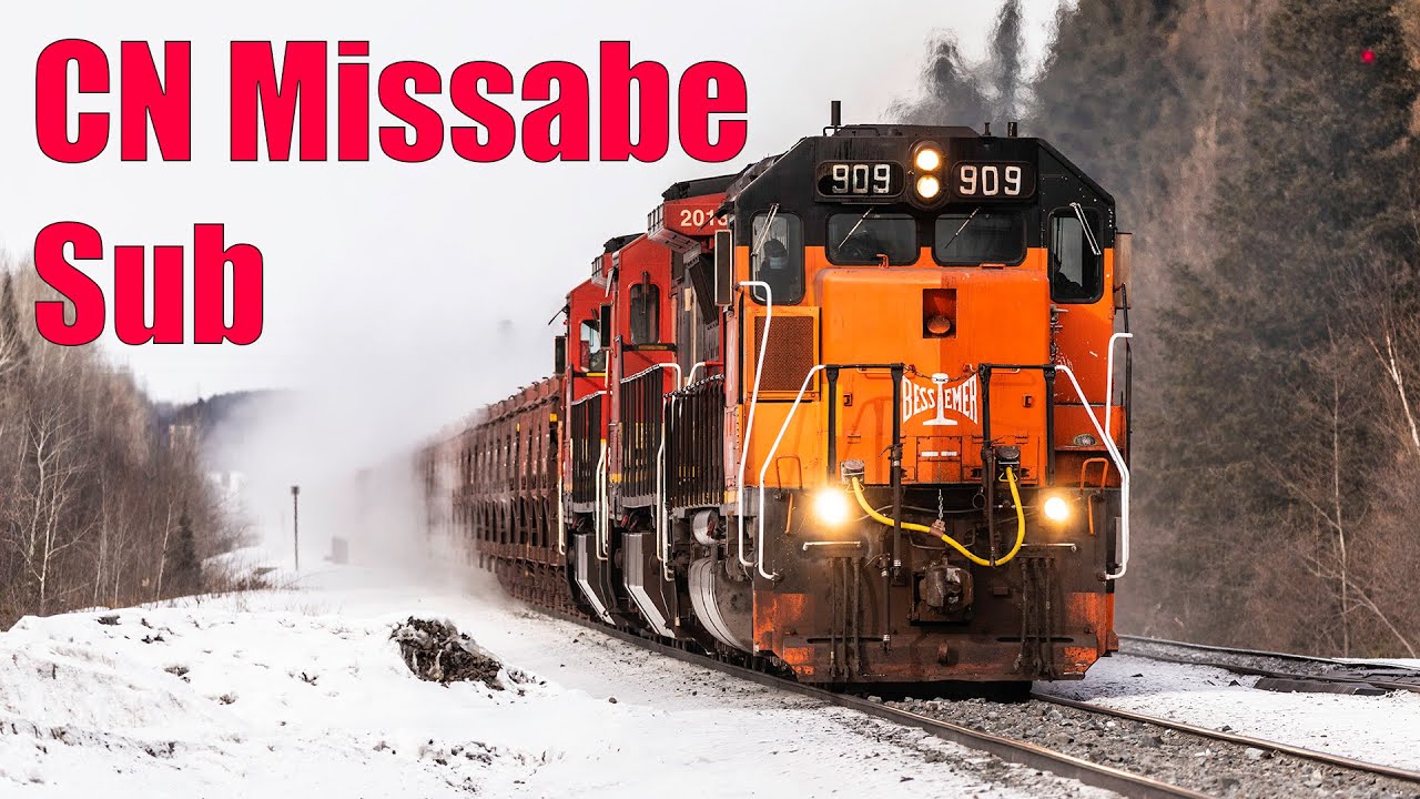 Sub Zero Saturday | Canadian National Missabe Sub | EMD Locomotives