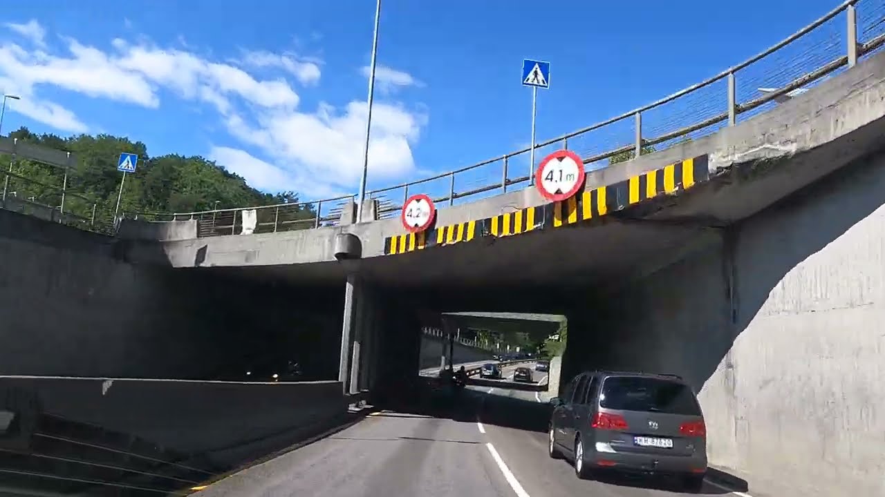 Scenic drive OSLO to SANDVIKA - 🇳🇴 Norway 🇳🇴