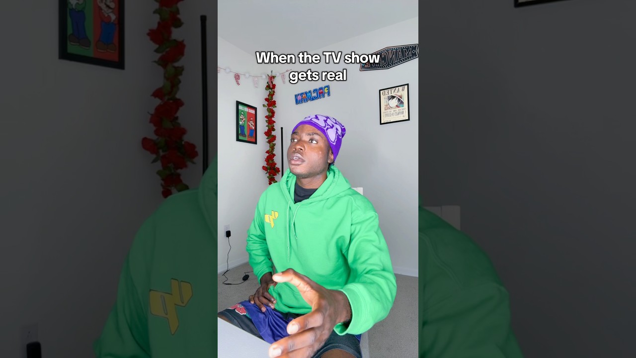 When the TV show gets real 😂