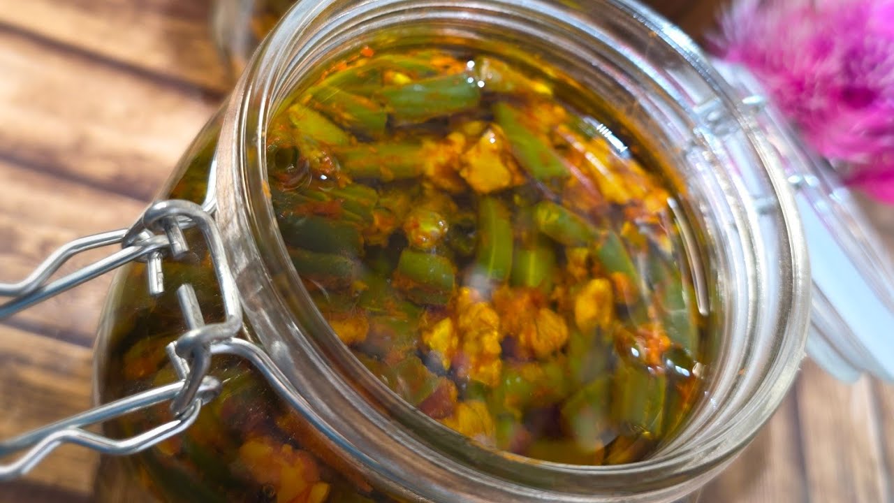 مكدوس الفاصولياء الخضراء ، خطوة بخطوة و نجاح اكيد للوصفة انشاء الله 👍