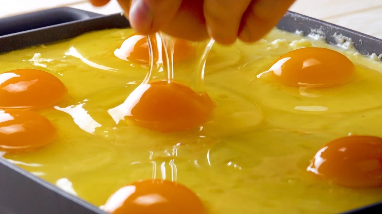 8 Raw Eggs On Top Of Smooth Mashed Potatoes? This Has Got To Be Good!