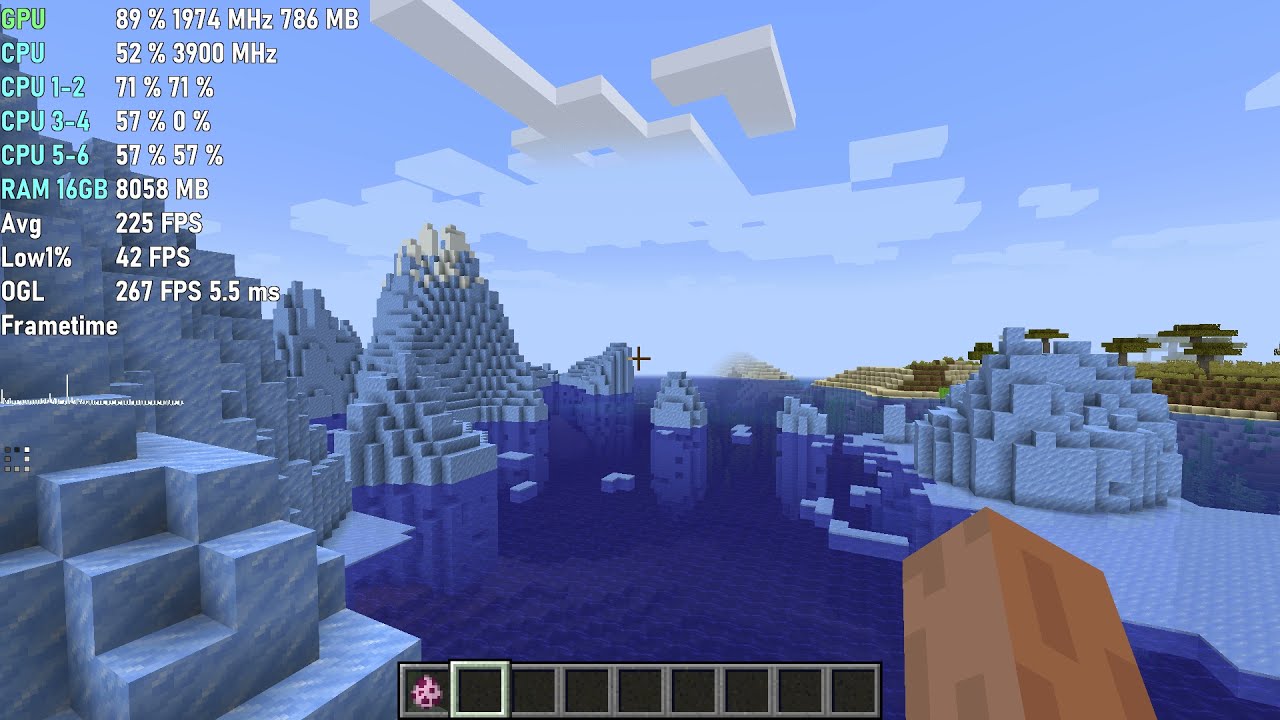 Minecraft 1.17 OptiFine-GT1030 DDR5-I5 9400F