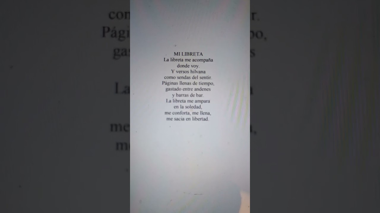 Rumba.. mí libreta... baladas sonatas sonetos Miguel de Asén 
