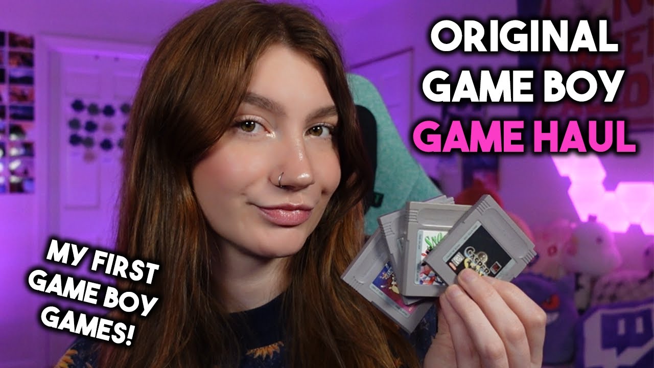 My First Game Boy Games! | Game Haul ♡