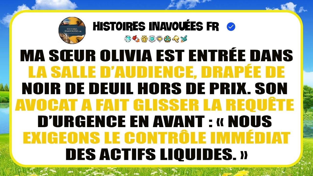 « Tu Es Un Parasite ! » — Ma Sœur A Exigé L’héritage — J’ai Regardé Ma Montre Et Le Fiduciaire…