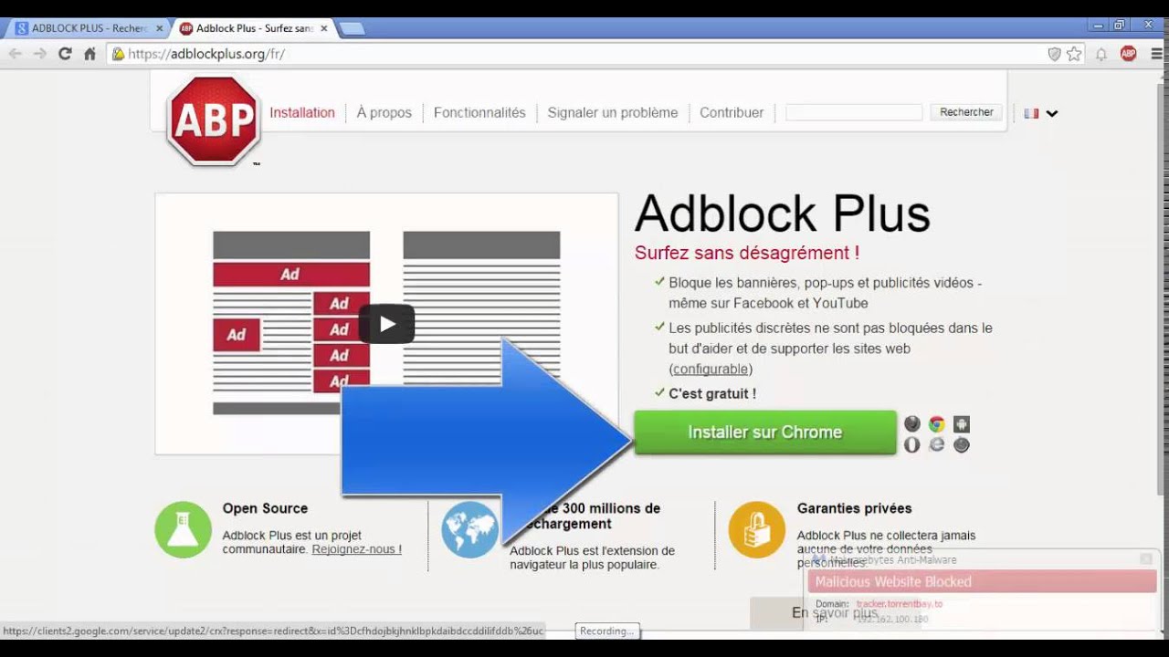 comment blocker les PUB sur Internet avec Adblockplus