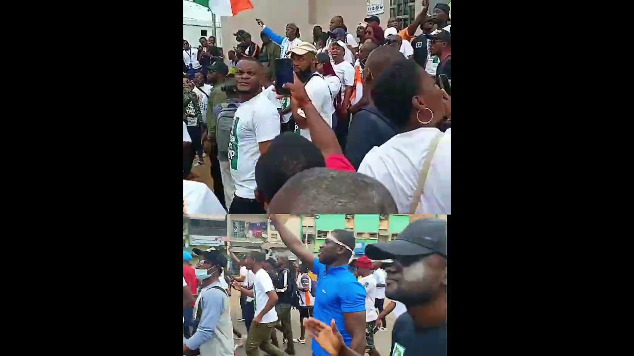 Marche de l'opposition ivoirienne ce 09 Aout 2025 pour dire NON au 4e mandat d'Alassane OUATTARA