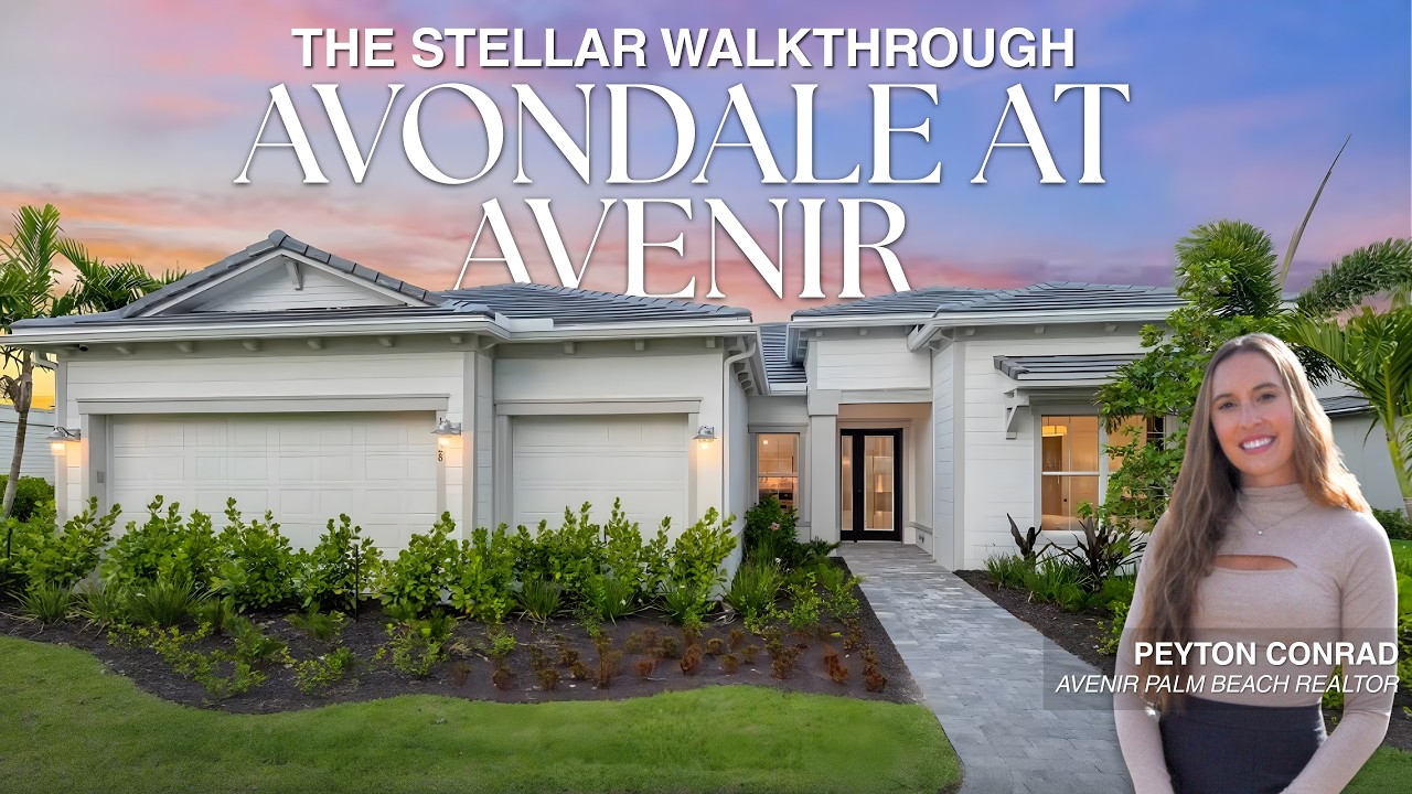 Видеообзор дома от Stellar Homes | Avondale at Avenir от DiVosta Homes | Avenir PBG