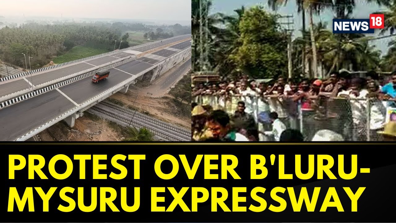 Bengaluru-Mysuru Expressway Sees Massive Protest as Toll Collection Begins 'Without Facilities'