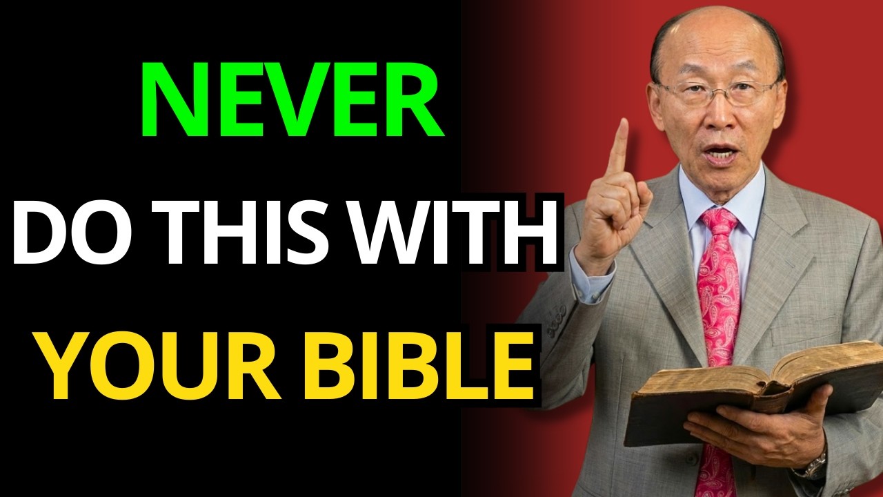 YONGI CHO WARNS: NEVER DO THIS TO YOUR BIBLE OR YOU WILL LOSE THE ANOINTING.