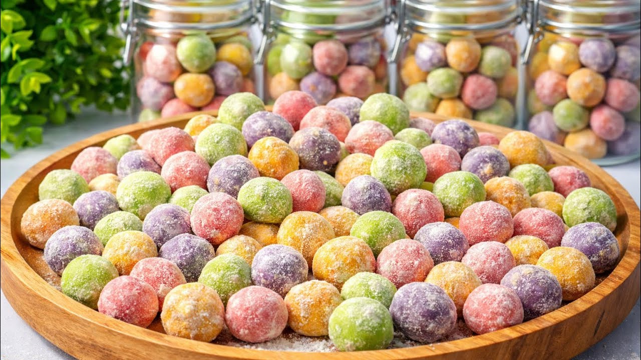 CUMA 300gr TEPUNG DIADUK TANPA OVEN JADI KUE LEBARAN UNIK ENAK ‼️ ISIAN TOPLES LEBARAN 2026 