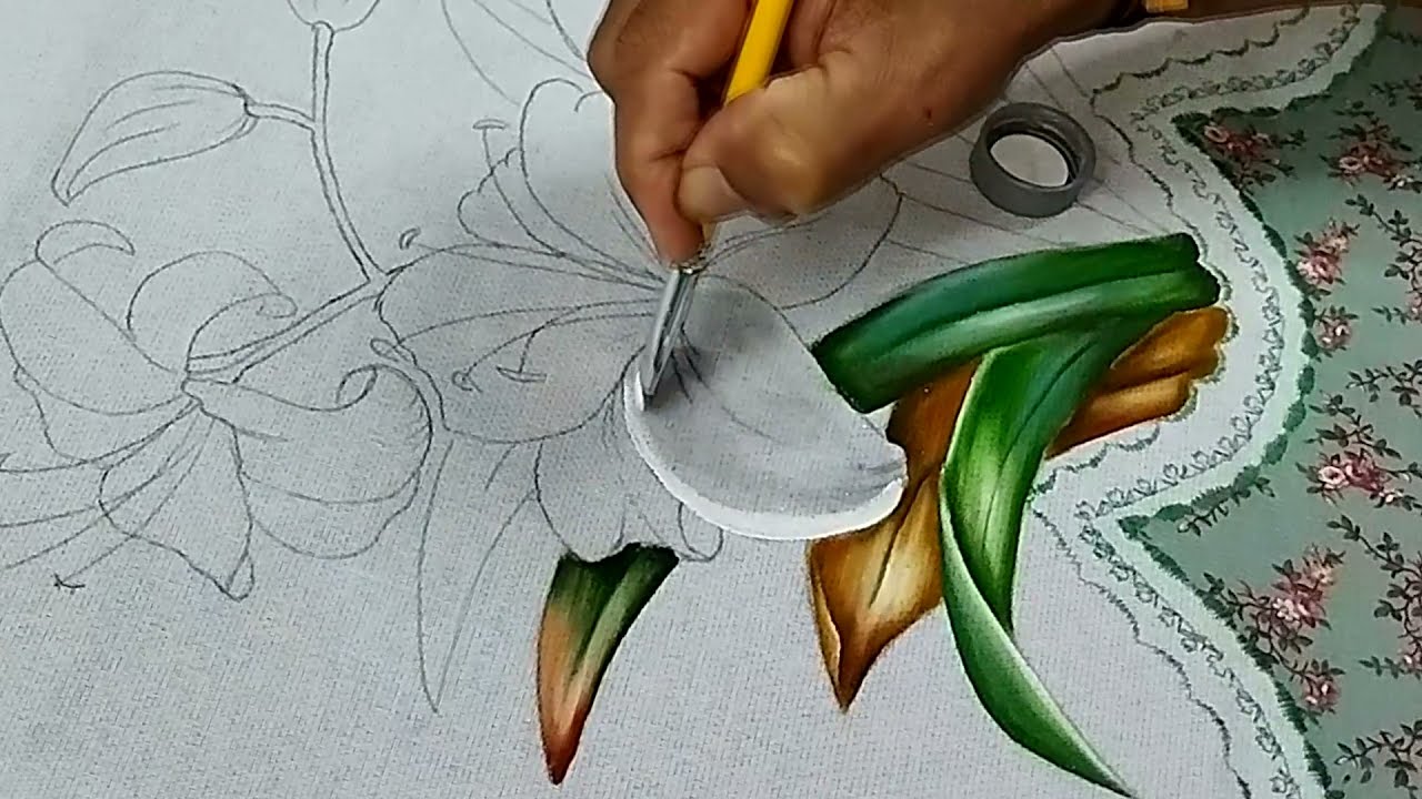 Roberto Ferreira - Novo Projeto - Vamos Aprender a Pintar Folhas de Amarilis