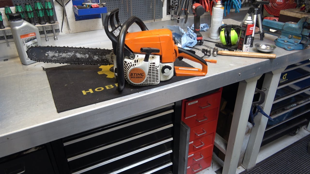 Stihl MS250C - motorsav som samlesæt