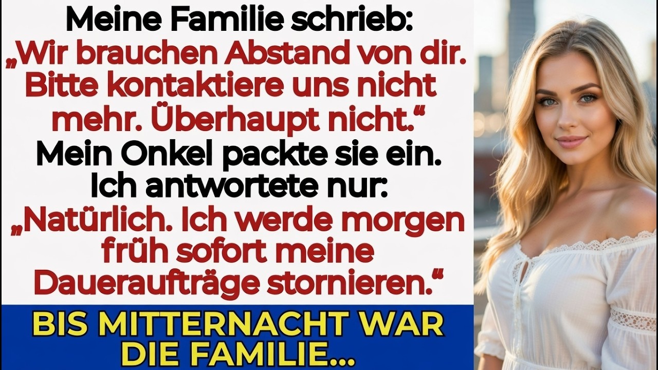 Meine Familie schrieb „Kein Kontakt mehr“ – bis mein Onkel eingriff