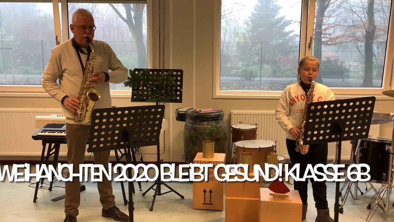 Musikalischer Weihnachtsgruß der Bläserklasse 6b