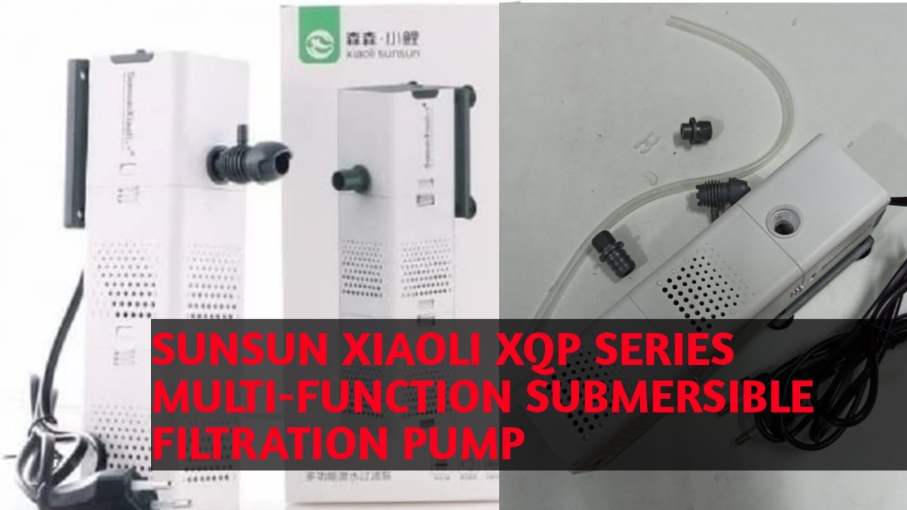 Sunsun Xiaoli XQP Series Multi-Function Submersible Filtration Pump for Aquarium/Fish Tank.•√