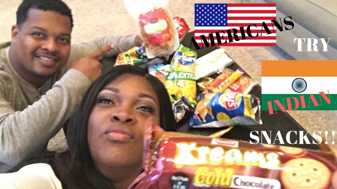 AMERICANS TRY INDIAN SNACKS FOR THE FIRST TIME!!