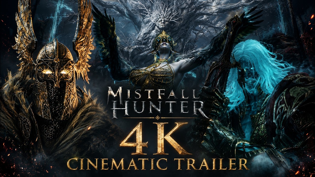 🔥Mistfall Hunter - Release Date Trailer 4K CINEMATIC!🔥