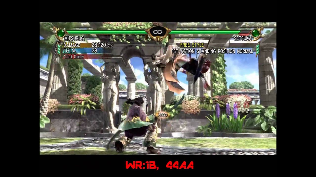 Soul Calibur 4 Mitsurugi Combos