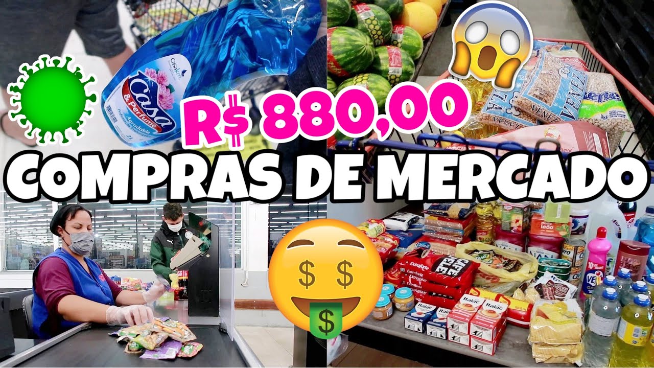 COMPRAS DO MÊS NO MERCADO