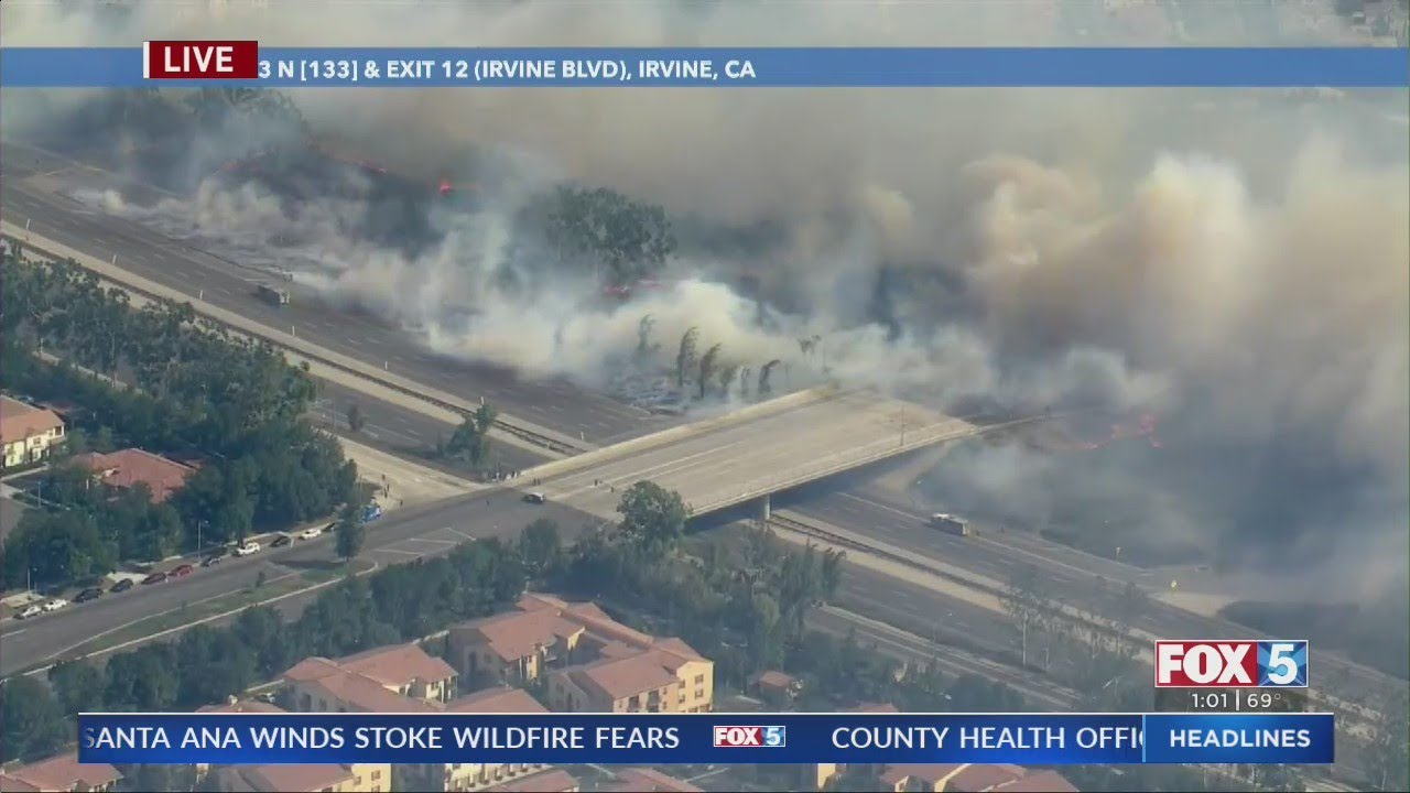 Silverado Fire Prompts Evacuations For 60,000 People