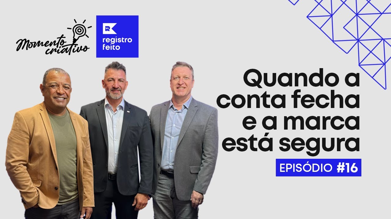 Momento criativo #16 - Quando a conta fecha e a marca está segura