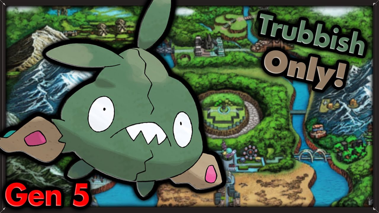 Can I Beat Pokemon Black with ONLY Trubbish? 🔴 Pokemon Challenges ► NO ITEMS IN BATTLE