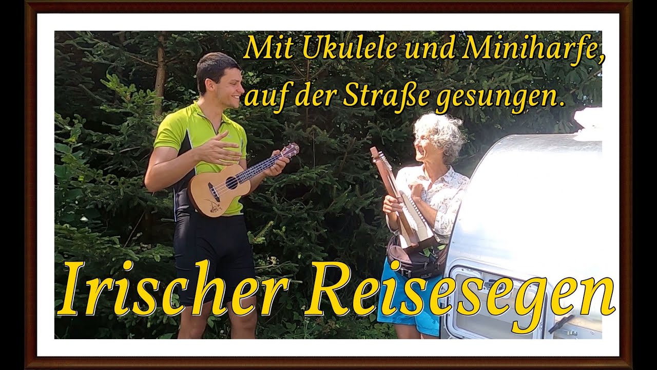 Radreise. Möge die Straße uns zusammen führen. Irischer Reisesegen auf der Straße gesungen.