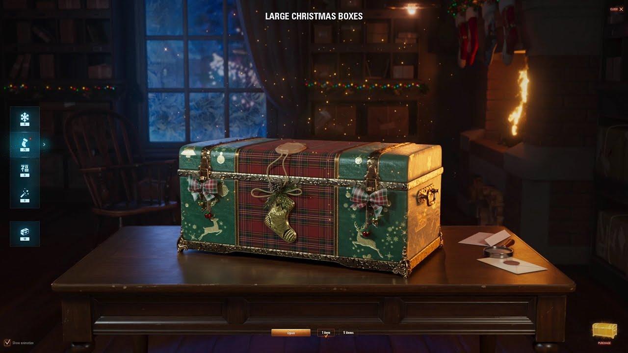World of Tanks Holiday Ops Large Boxes 2020 - 75 x Christmas Boxes