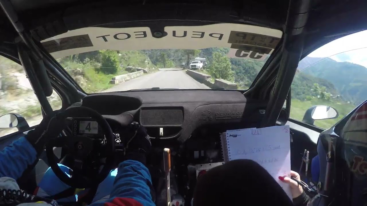Rallye Nice Jean Behra - DELORME Francis/DELORME Cyrielle - ES 1. Coaraze - Col St Roch - Loda