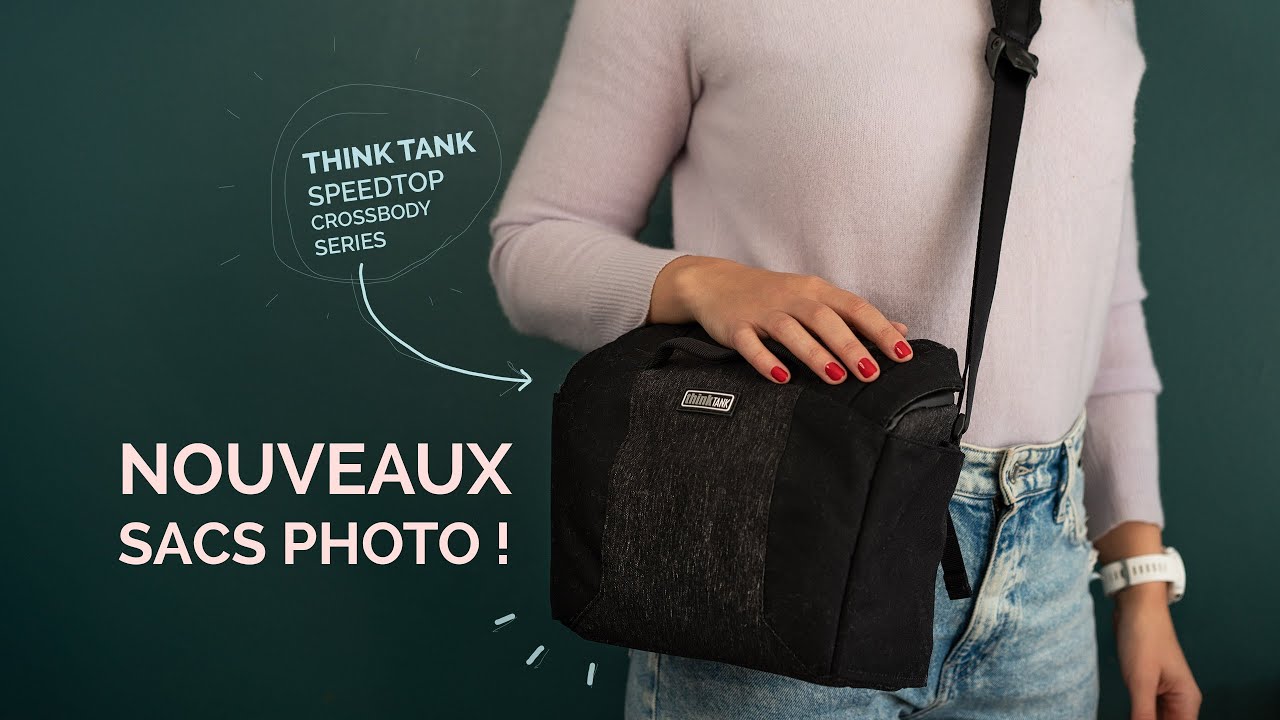 Sacs photo à bandoulière révolutionnaires ! Voici la série SpeedTop Crossbody de Think Tank