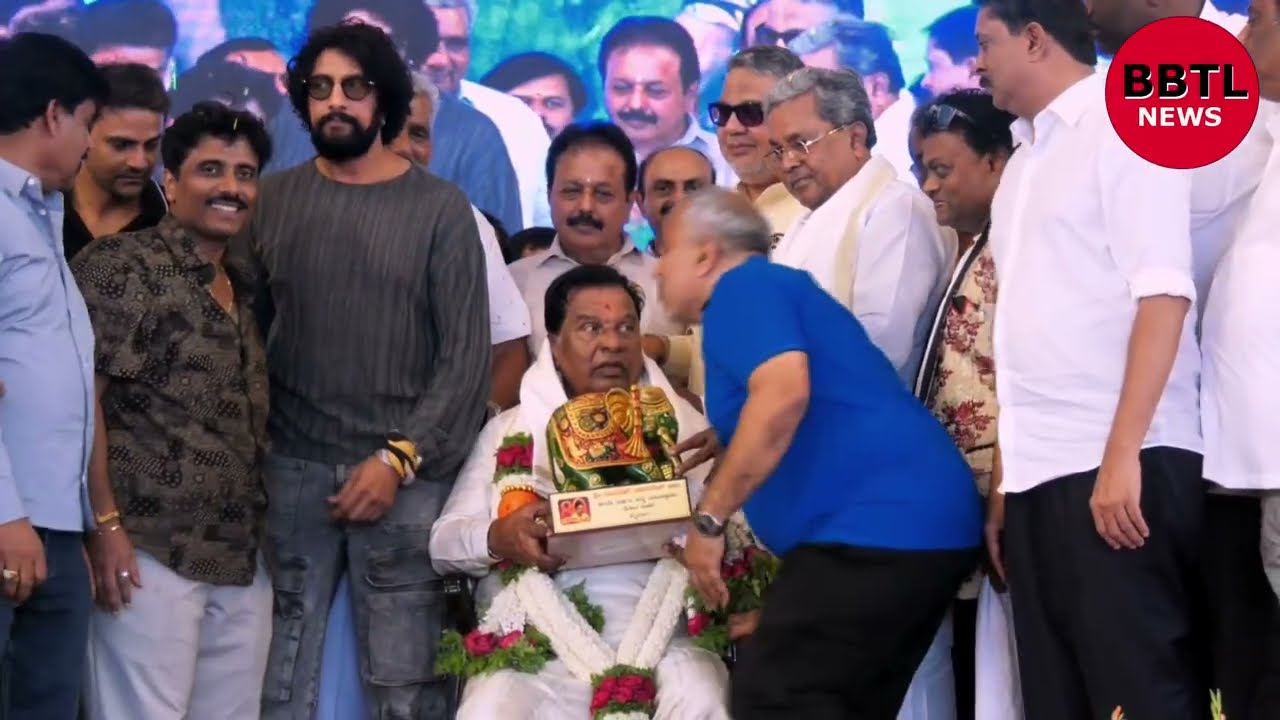 Chief minister Siddaramaiah at Sandesh Nagaraj 80 th Birthday at Mysuru.