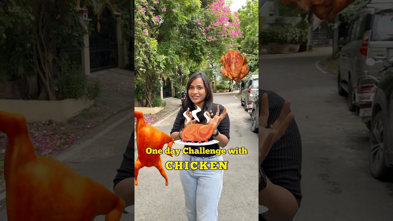 😍One day challenge with CHICKEN ‼️ #foodiesfindings 🤯