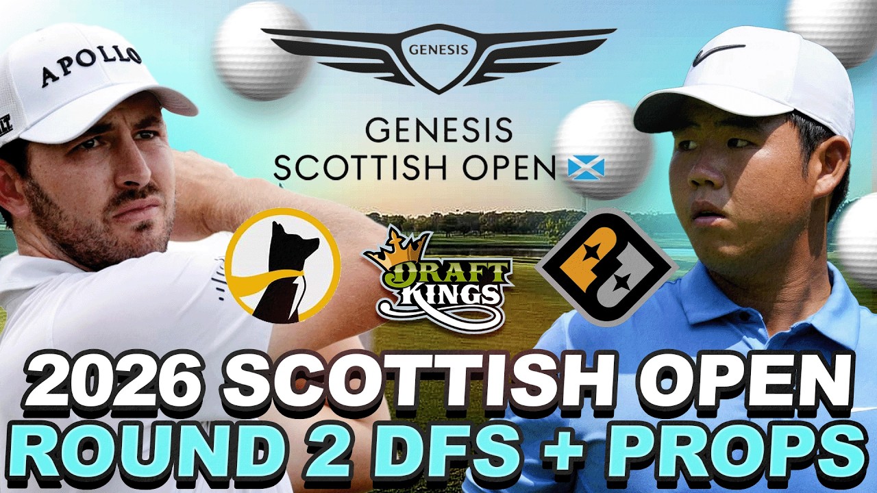 2026 Genesis Scottish Open Round 2 Showdown + Prop Stream: Weather, DFS, Pick 'em Props + Matchups