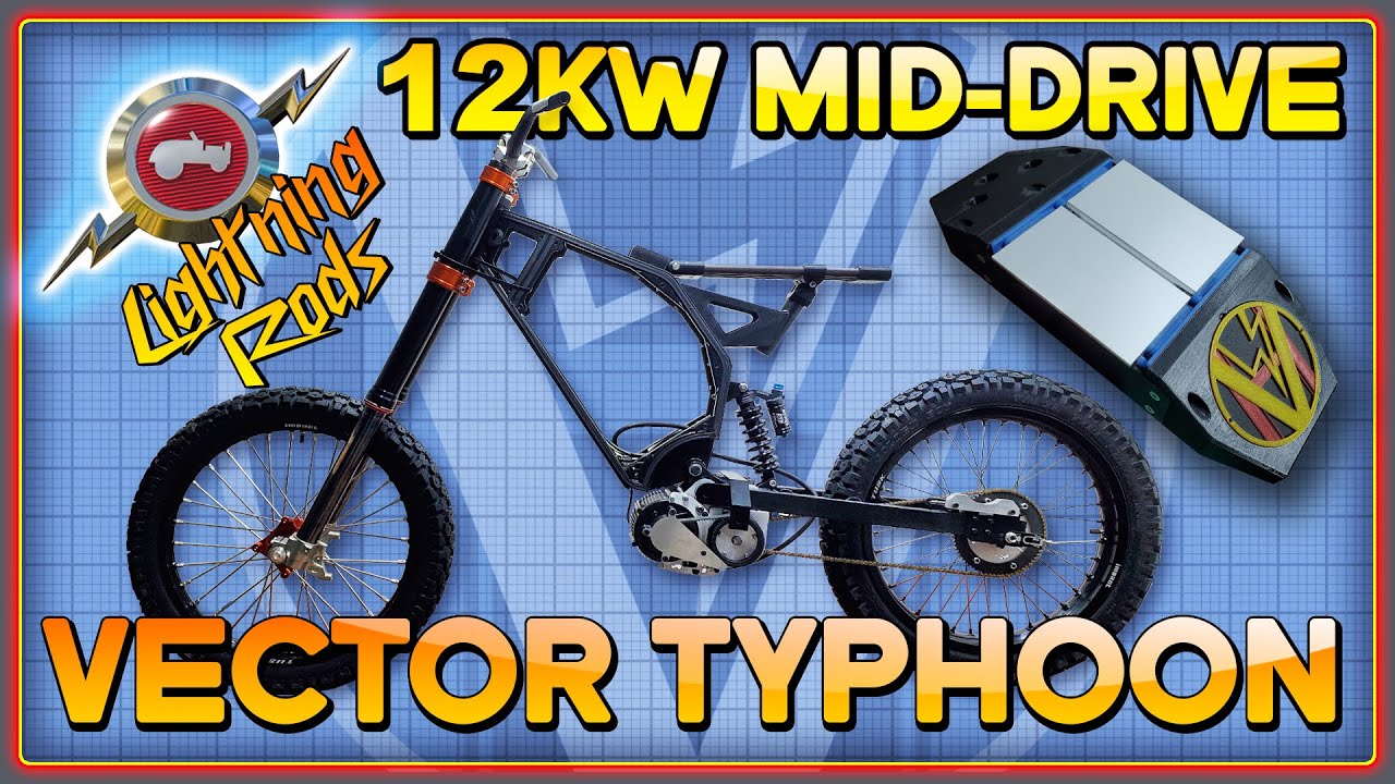 Lightning Rods Big Block XL with a Vector Typhoon Electric Motorcycle Build Progress!