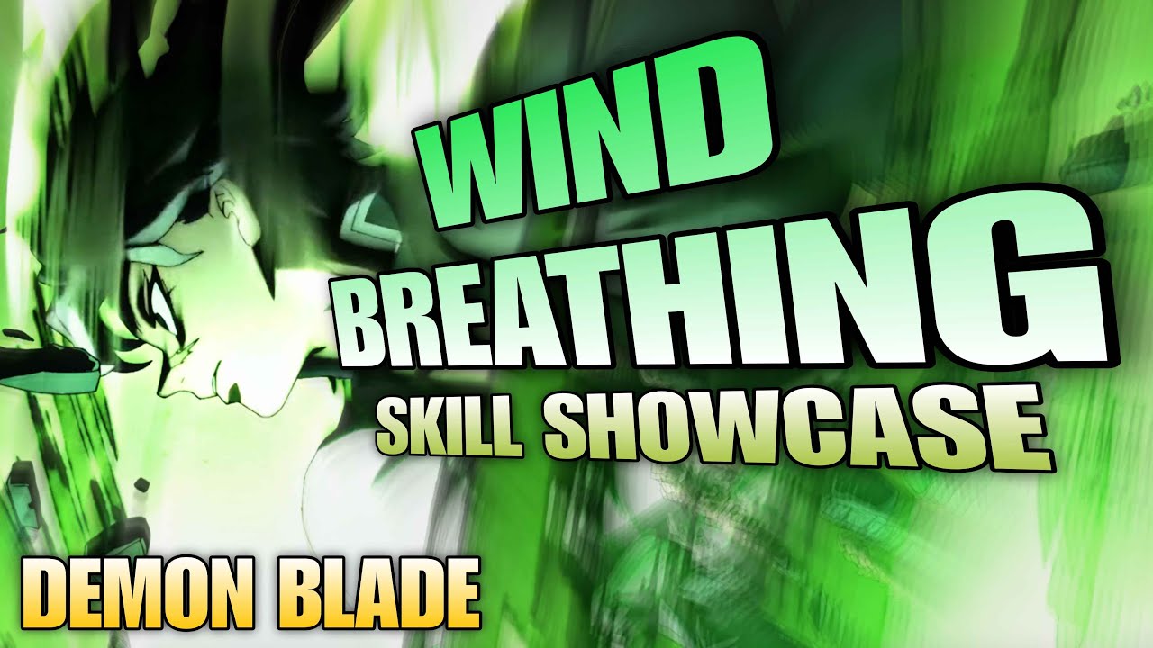 Demon Blade | Wind Breathing | Skill Showcase | Roblox