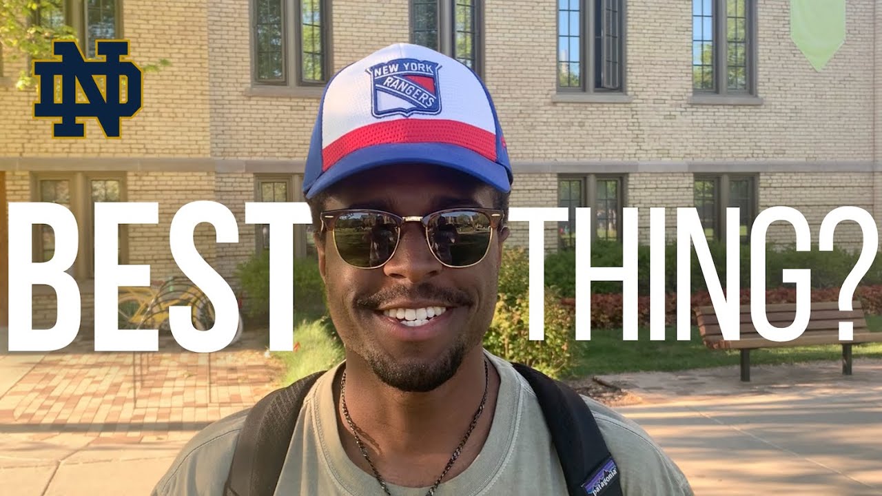 Asking Students: BEST Thing About Notre Dame?