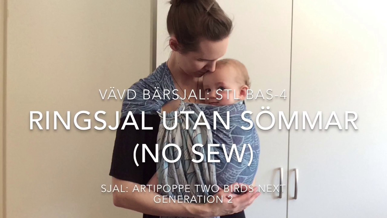 Vävd bärsjal: Ringsjal utan sömmar (no sew RS)