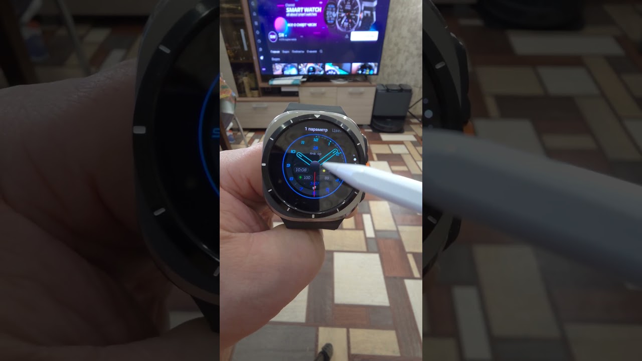 Неоновый Гибридный Циферблат для WearOS